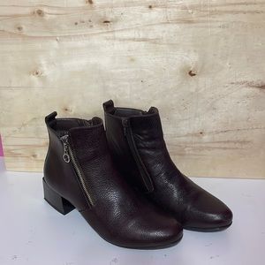 Manet Leather Ankle Boots